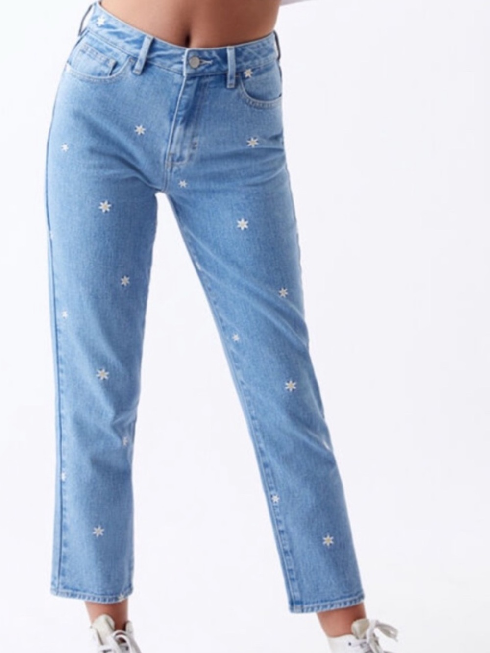 PacSun Raining Daisy High-Rise Mom Jeans